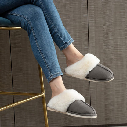 Women'S Memory Foam Slippers - Cloud-Like Comfort for Hard Floors, Ultra-Soft Machine Washable Indoor Outdoor House Shoes with Non-Slip Sole